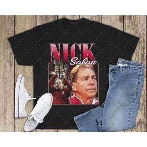 Nick Saban Alabama Football Unisex Graphic T Shirt